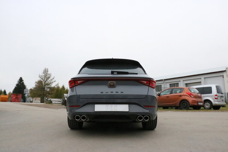 Fox Sportuitlaat Cupra Leon KL ST 4x4 half uitlaatsysteem van OPF - 2x88x74 Type 32 rechts/links