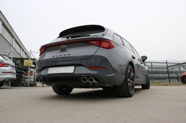 Fox Sportuitlaat Cupra Leon KL ST 4x4 half uitlaatsysteem van OPF - 2x88x74 Type 32 rechts/links