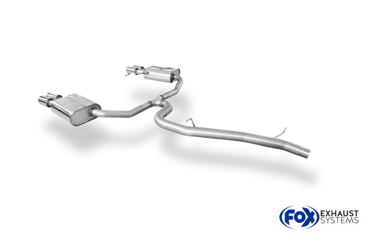Fox Sportuitlaat Cupra Leon KL ST 4x4 half uitlaatsysteem van OPF - 2x90 Type 25 rechts/links