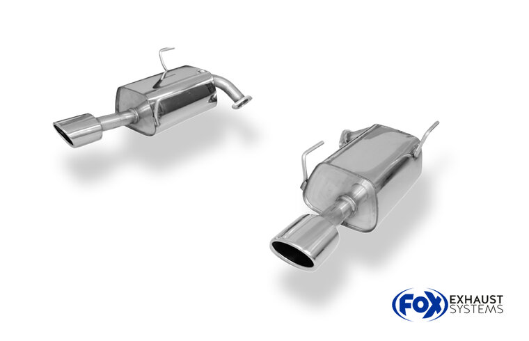 Fox Sportuitlaat Subaru Levorg achterdemper rechts/links - 115x85 type 44 rechts/links