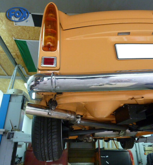 Fox Sportuitlaat Trabant 1.1 Sedan &amp; Stationwagon Achterdemper - 1x55 Type 10