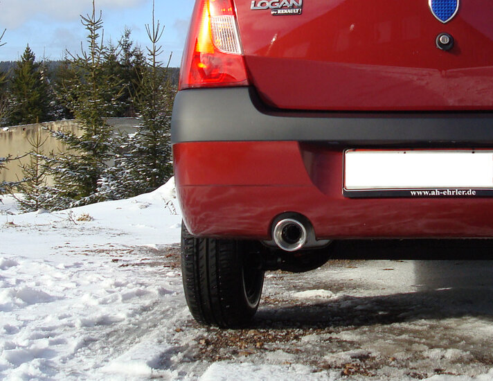 Fox Sportuitlaat Dacia Logan Sedan Benzine Achterdemper Enkelzijdig - 1x90 Type 13