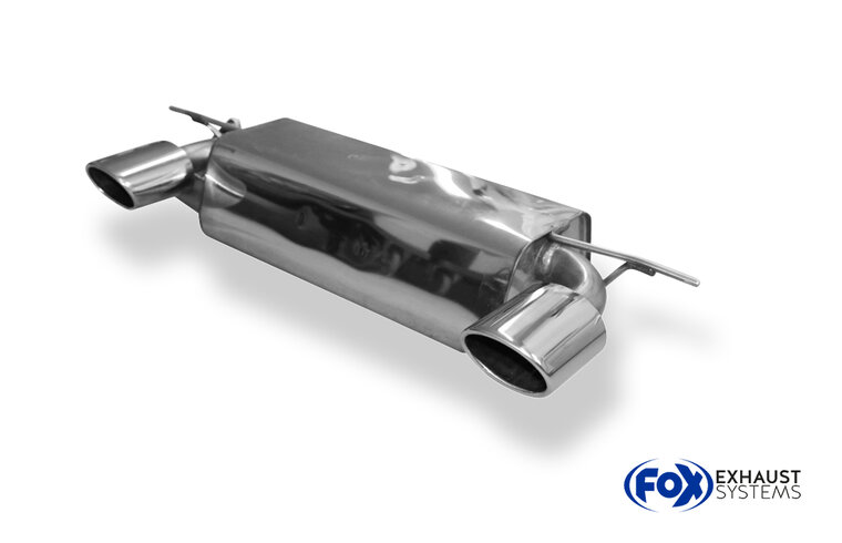 Fox Sportuitlaat Lotus Elise achterdemper, rechter/linker uitlaat - 115x85 type 32 rechts/links
