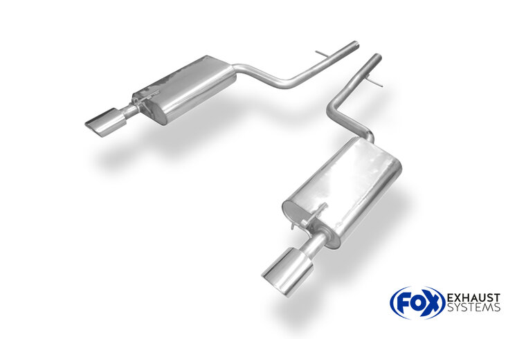 Fox Sportuitlaat Lexus LS 430 achterdemper, rechter/linker uitlaat - 115x85 type 33 rechts/links