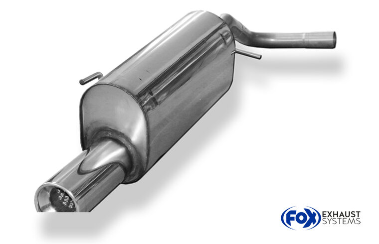Fox Sportuitlaat Achterdemper Seat Arosa 6H/ VW Lupo 6X - 1x90 Type 13