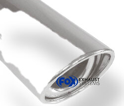 Fox Sportuitlaat Daihatsu Materia uitlaatspruitstuk rechts/links - 115x85 Type 33 rechts/links
