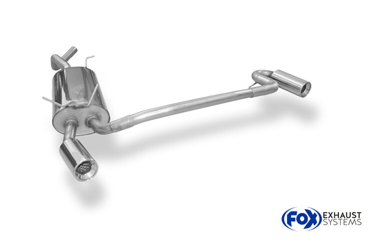Fox Sportuitlaat Renault Megane I - Type BA/ EA/ JA Uitlaatdemper rechts/links - 1x90 type 13 rechts/links