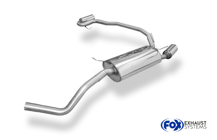 Fox Sportuitlaat Renault Megane I - Type BA/ EA/ JA Uitlaatdemper rechts/links - 1x90 type 13 rechts/links