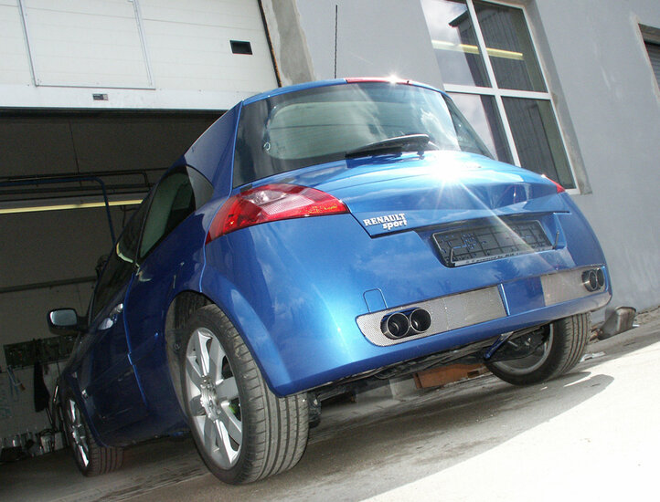 Fox Sportuitlaat Renault Megane II Sport achterdemper, rechter/linker uitlaat - 2x70 Type 14 rechts/links