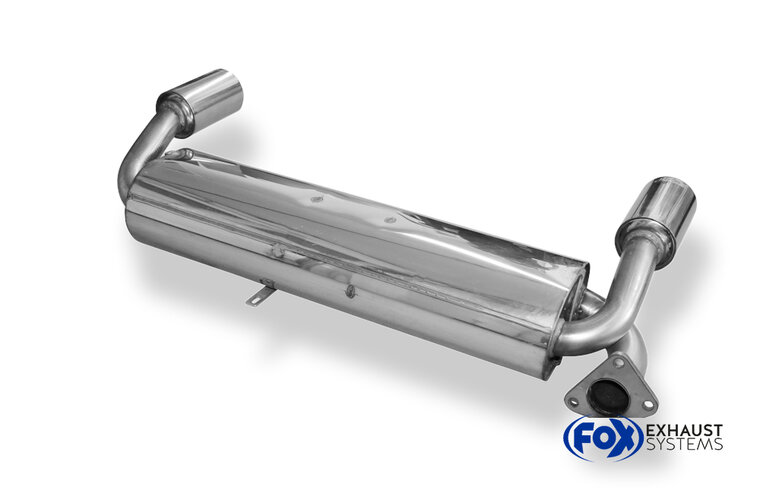 Fox Sportuitlaat MGF-achterdemper, rechter/linker uitlaat - 1x90 type 13 rechts/links