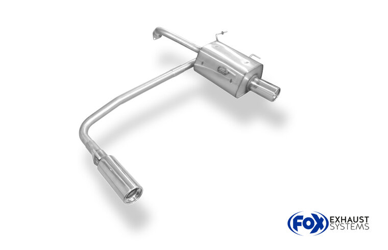Fox Sportuitlaat Nissan Micra K11 achterdemper, rechter/linker uitlaat - 1x80 type 13 rechts/links