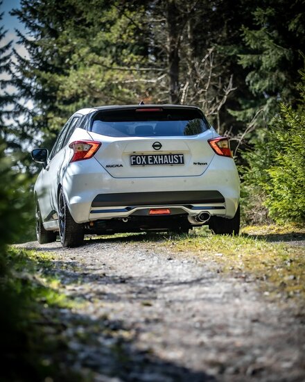 Fox Sportuitlaat Nissan Micra K14 N Achterdemper - 115x85 Type 32
