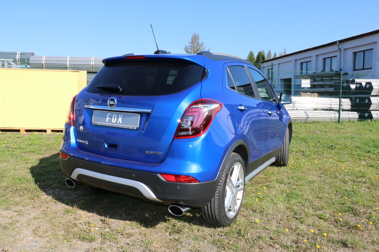 Fox Sportuitlaat Opel Mokka 4x4 &amp; 4x2 Achterdemper Rechts/Links - 140x90 Type 32 Rechts/Links