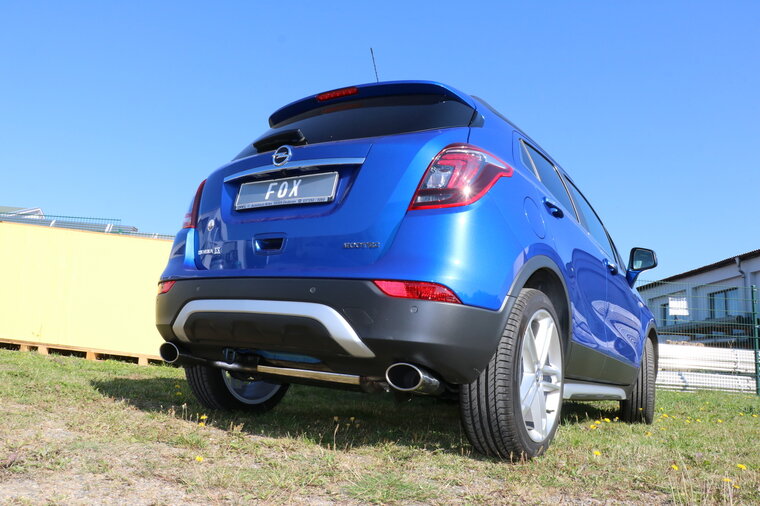 Fox Sportuitlaat Opel Mokka 4x4 &amp; 4x2 Achterdemper Rechts/Links - 140x90 Type 32 Rechts/Links