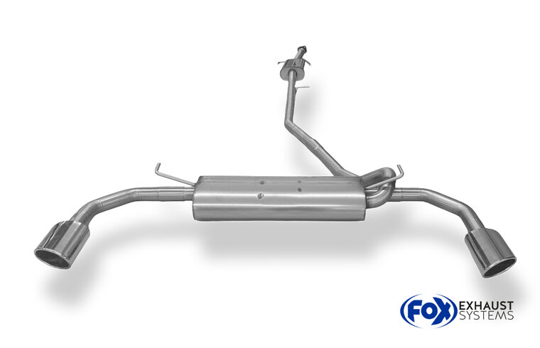 Fox Sportuitlaat Opel Mokka 4x4 &amp; 4x2 Achterdemper rechts/links en voordemper - 115x85 Type 38 rechts/links