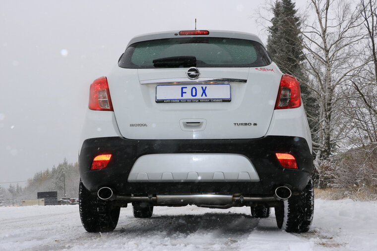 Fox Sportuitlaat Opel Mokka 4x4 &amp; 4x2 Achterdemper rechts/links en voordemper - 115x85 Type 38 rechts/links