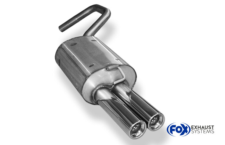 Fox Sportuitlaat Ford Mondeo Turnier Type BWY Achterdemper - 2x80 Type 13