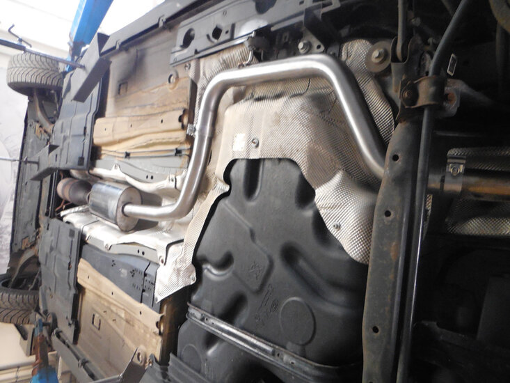 Fox Sportuitlaat Ford Mondeo 4 - 2.0 en 2.5 liter voor de uitlaatdemper
