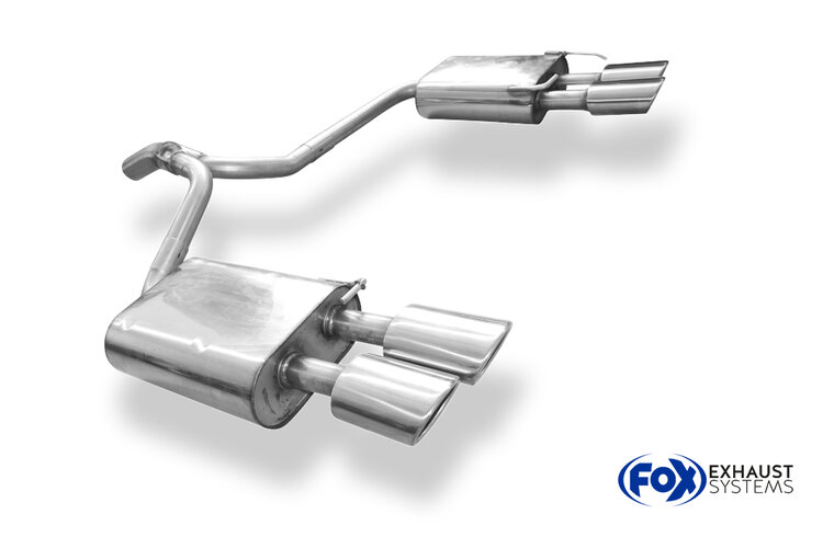 Fox Sportuitlaat Ford Mondeo 4 Turnier (stationwagen) achterdemper rechts/links - 2x106x71 type 33 rechts/links