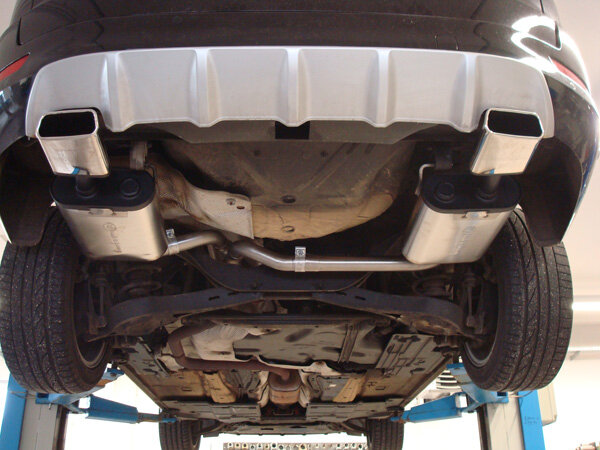 Fox Sportuitlaat Ford Mondeo 4 Turnier (stationwagen) - Sportieve achterdemper rechts/links - 145x65 Type 59 rechts/links