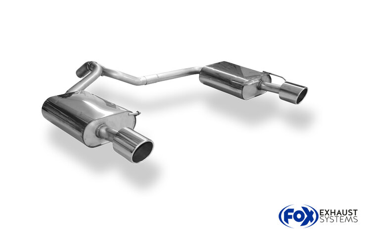 Fox Sportuitlaat Achterdemper Ford Mondeo 4 Hatchback Rechts/Links - 1x100 Type 16 Rechts/Links