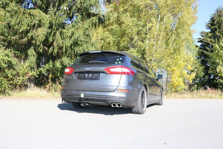 Fox Sportuitlaat Mondeo 5 Hatchback/Stationwagen/Sedan Achterdemper dwarsuitgang rechts/links - 2x76 Type 25 rechts/links