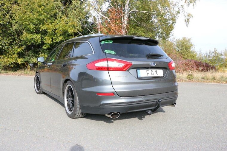 Fox Sportuitlaat Mondeo 5 Hatchback/Stationwagen/Sedan Achterdemper dwarsuitgang rechts/links - 115x85 Type 38 rechts/links