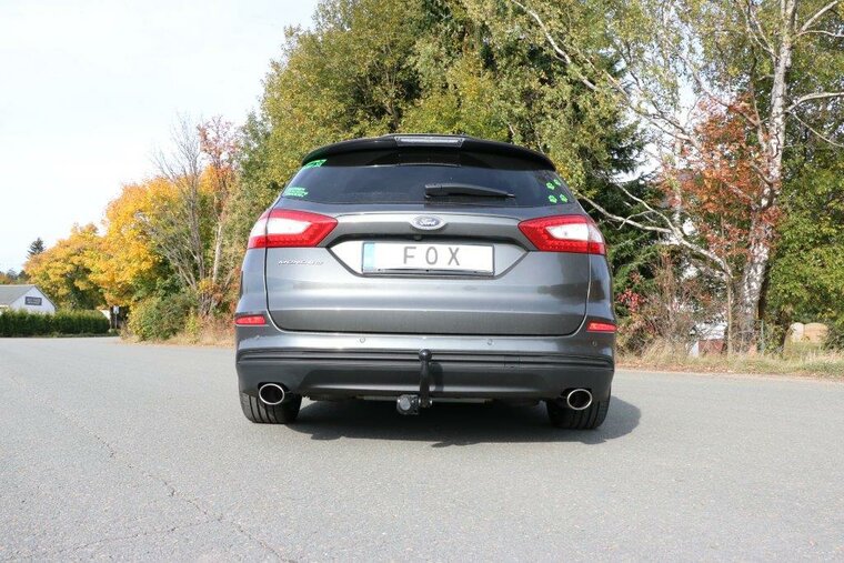 Fox Sportuitlaat Mondeo 5 Hatchback/Stationwagen/Sedan Achterdemper dwarsuitgang rechts/links - 115x85 Type 38 rechts/links