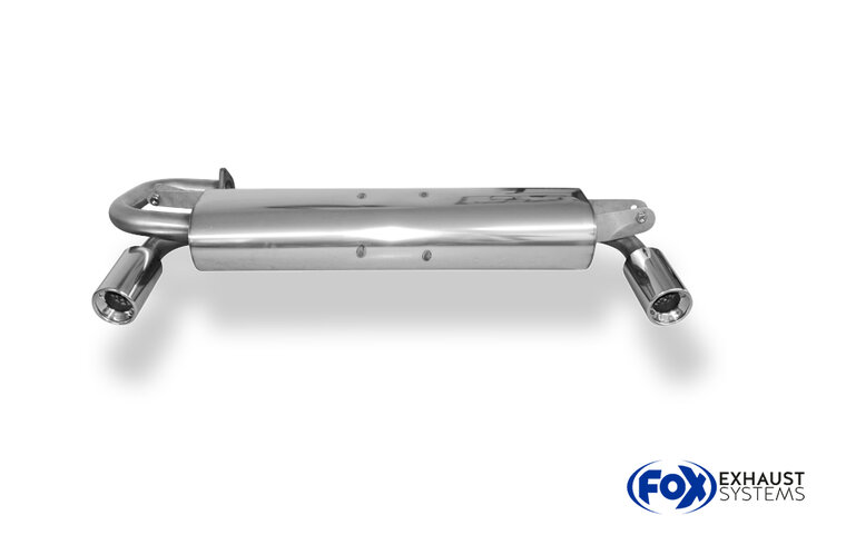 Fox Sportuitlaat Toyota MR2 Type W2 achterdemper, dwarsuitlaat rechts/links - 1x90 Type 13 rechts/links