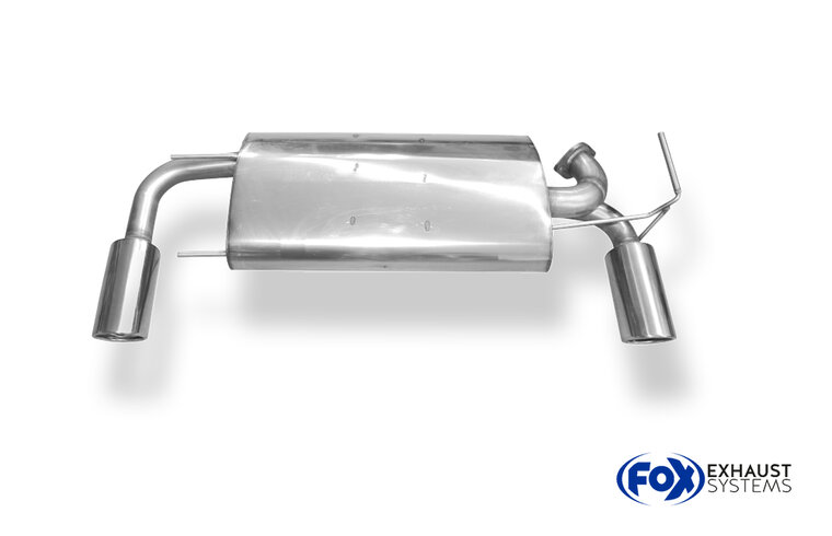 Fox Sportuitlaat Nissan Murano Z50 achterdemper, rechter/linker uitlaat - 1x100 Type 17 rechts/links