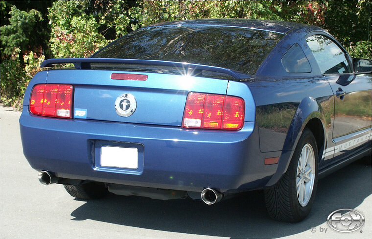 Fox Sportuitlaat Ford Mustang GT Coup&eacute; achterdemper rechts/links - 1x100 Type 25 rechts/links
