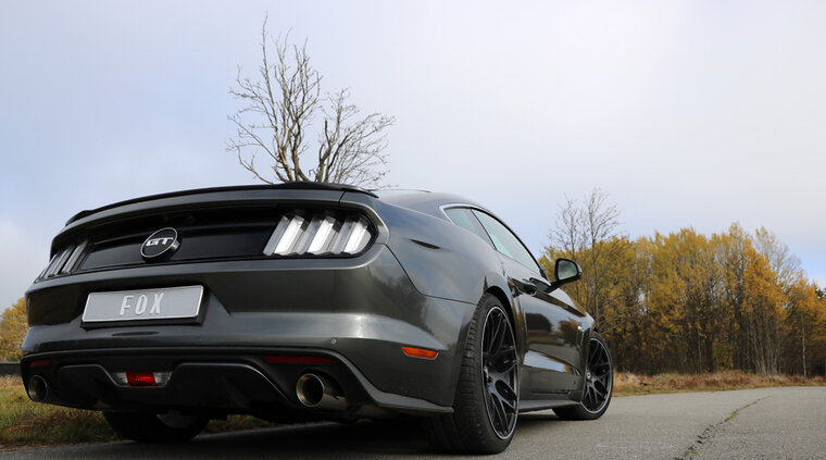 Fox Sportuitlaat Ford Mustang Coup&eacute; &amp; Cabriolet - Achterdemper 4-cilinder rechts/links - 1x100 type 25 rechts/links