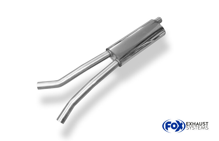 Fox Sportuitlaat Ford Mustang Coup&eacute; &amp; Cabriolet - 4-cilinder voor uitlaatdemper