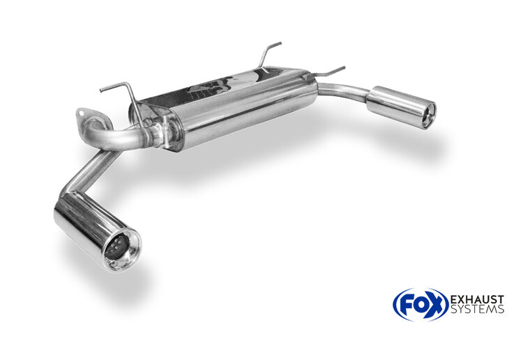 Fox Sportuitlaat Mazda MX5 Type NB Achterdemper Rechts/Links Uitlaat - 1x90 Type 13 Rechts/Links