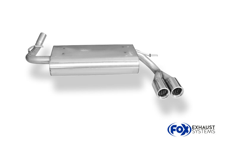 Fox Sportuitlaat Chrysler Neon II achterdemper - 2x76 Type 13