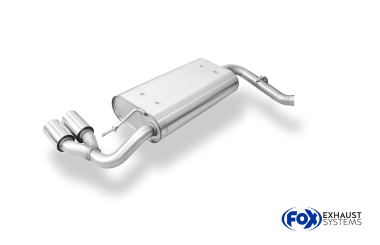 Fox Sportuitlaat Chrysler Neon II achterdemper - 2x76 Type 13
