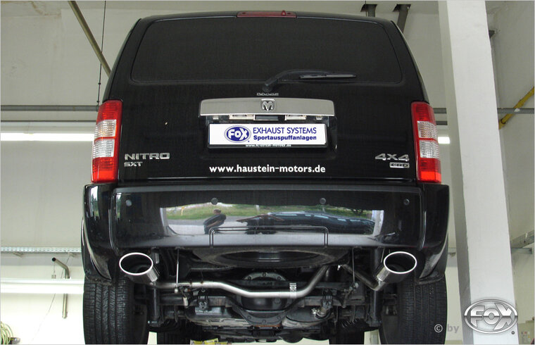 Fox Sportuitlaat Dodge Nitro uitlaatsysteem rechts/links - 140x90 type 32 rechts/links