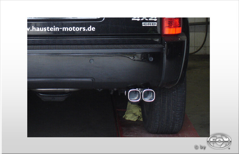 Fox Sportuitlaat Dodge Nitro uitlaatsysteem, &eacute;&eacute;n kant rechts - 2x78x75 Type 70
