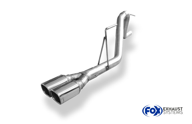 Fox Sportuitlaat Dodge Nitro uitlaatsysteem, &eacute;&eacute;n kant rechts - 2x78x75 Type 70