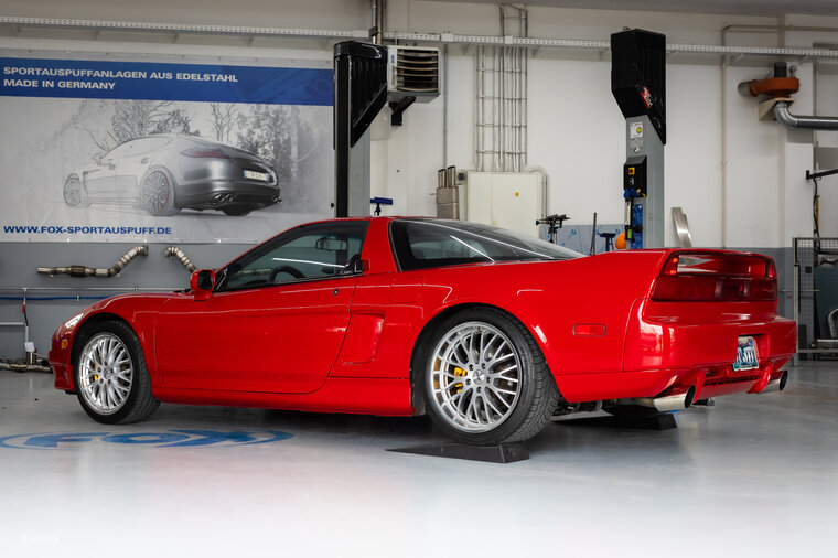 Fox Sportuitlaat Honda NSX I/ Acura NSX I Coup&eacute; achterdemper dwarsuitgang rechts/links - 1x100 type 14 rechts/links