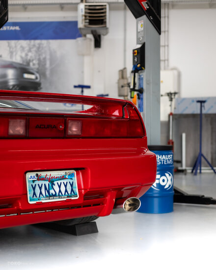 Fox Sportuitlaat Honda NSX I/ Acura NSX I Coup&eacute; achterdemper, dwarsuitgang rechts/links - 140x90 type 32 rechts/links