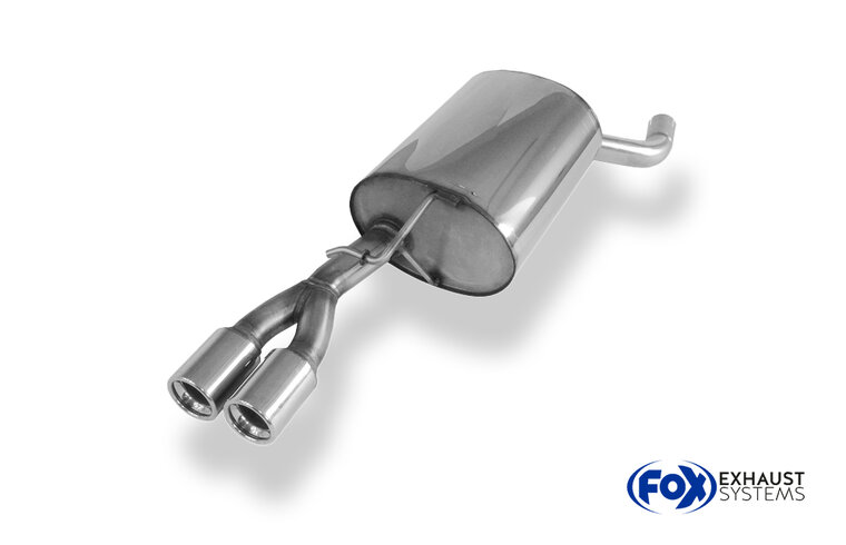 Fox Sportuitlaat Skoda Octavia 1U 4x4 achterdemper - 2x76 Type 13