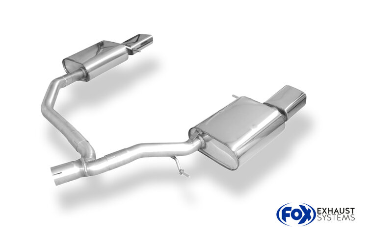Fox Sportuitlaat Skoda Octavia 5E achterdemper rechts/links - 145x65 type 59 rechts/links