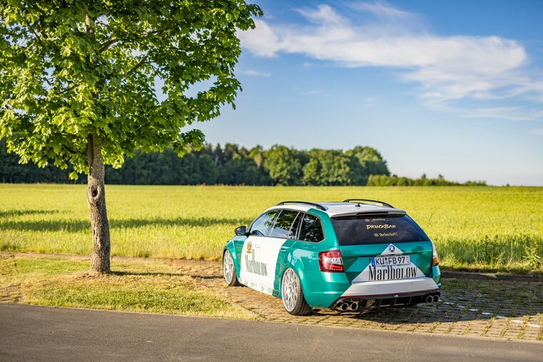 Fox Sportuitlaat Skoda Octavia 5E RS - TDI - 4x4 Half uitlaatsysteem rechts/links vanaf katalysator - 2x90 Type 25 rechts/links