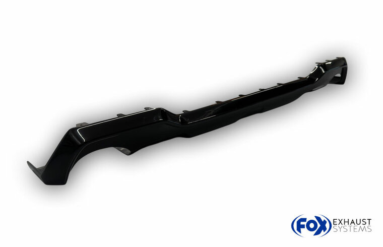 Fox Sportuitlaat Subaru Outback BT achterdiffuser-inzetstuk, ABS zwart hoogglans, met ovale uitlaatuitsparingen links en rechts voor uitlaatpijpen van 140x90 mm - ook voor modellen met trekhaak.