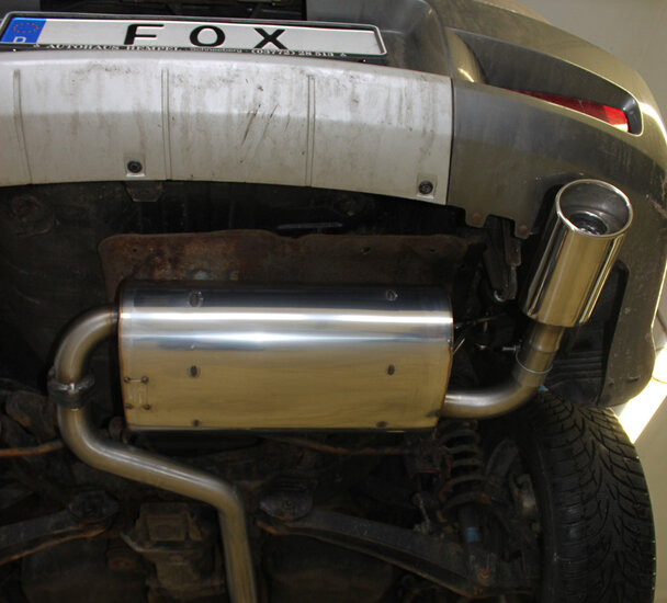 Fox Sportuitlaat Mitsubishi Outlander 4WD achterdemper - 115x85 Type 33