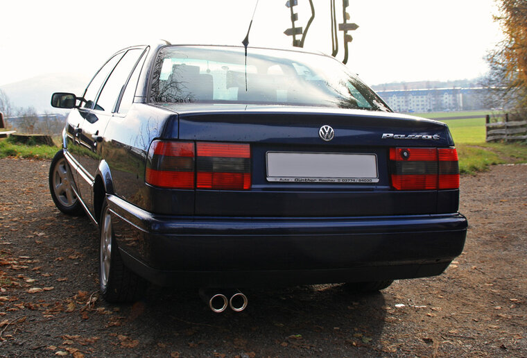 Fox Sportuitlaat VW Passat 35i - geproduceerd vanaf oktober 1993 - Achterdemper - 2x80 Type 13