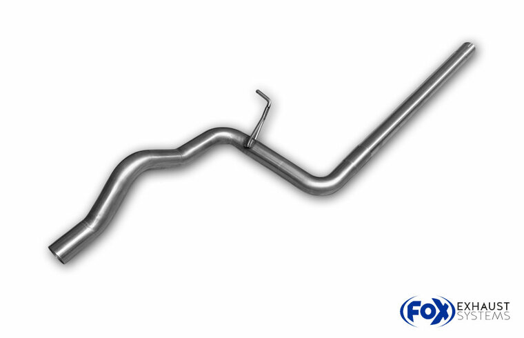 Fox Sportuitlaat Vervangingspijp voor de voordemper van de VW Passat 3B/3BG