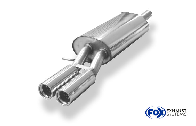 Fox Sportuitlaat VW Passat 3B/3BG Achterdemper - 2x76 Type 13