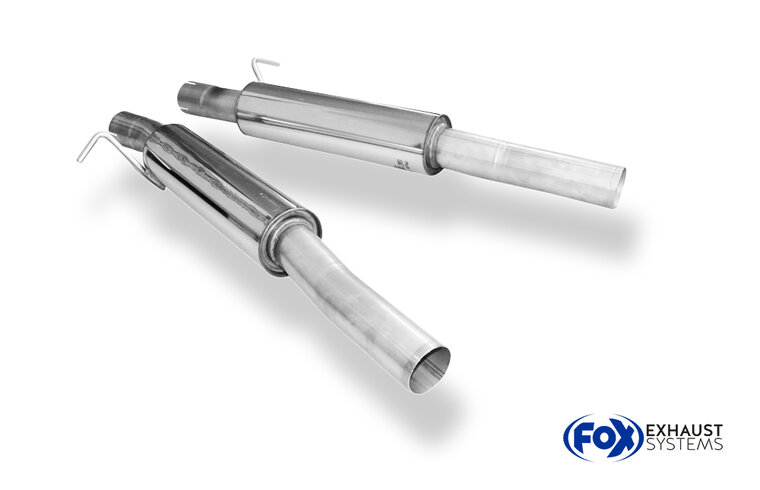 Fox Sportuitlaat VW Passat 3B/3BG 4-Motion voordemper rechts/links
